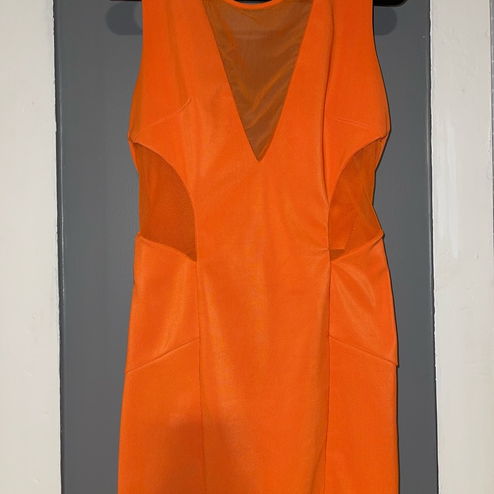 Orange dress